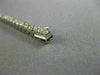 ESTATE 2.88CT ROUND DIAMOND 14KT WHITE GOLD CLASSIC LOVE TENNIS BRACELET #14355