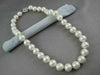 ESTATE 11mm - 12mm AAA WHITE SOUTH SEA PEARLS CLASSIC 14KT FILIGREE NECKLACE