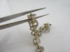 ESTATE WIDE 4.80CT DIAMOND 14KT WHITE & YELLOW GOLD FANCY MULTI SHAPE BRACELET