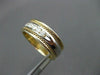 ESTATE .60CT DIAMOND 14K YELLOW & WHITE GOLD 7 STONE MEN ANNIVERSARY RING #20336