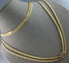 ANTIQUE ART DECO EXTRA LONG AAA PEARL & TURQUOISE 14K YELLOW GOLD NECKLACE 27752