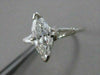 ESTATE 1.51CTW MARQUISE DIAMOND PLATINUM CLASSIC ENGAGEMENT RING EGL USA #18830