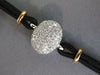.21CT DIAMOND 14KT WHITE AND ROSE GOLD CLASSIC OVAL PAVE FILIGREE FUN BRACELET