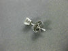 ESTATE .60CT DIAMOND 14KT WHITE GOLD 3D CLASSIC FOUR PRONG STUD EARRINGS #22074