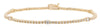 LARGE & SMALL 1.5CT DIAMOND 14KT YELLOW GOLD 3D ROUND ETERNITY TENNIS BRACELET