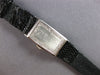 ANTIQUE ART DECO .78CT OLD MINE DIAMOND & AAA SAPPHIRE PLATINUM 3D WATCH #28151