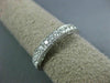 1.48CT DIAMOND 18KT WHITE GOLD ROUND FILIGREE MILGRAIN ETERNITY ANNIVERSARY RING