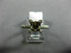 ESTATE 1.66CT DIAMOND 14K WHITE GOLD 4 PRONG ETERNITY SEMI MOUNT ENGAGEMENT RING