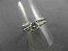 ANTIQUE .74CT ROUND & BAGUETTE DIAMOND 18KT GOLD ENGAGEMENT WEDDING RING #21860