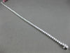 ESTATE 3.90CT ROUND DIAMOND 18KT WHITE GOLD 3D TWO PRONG CLASSIC TENNIS BRACELET