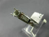 ANTIQUE .40CT DIAMOND 18KT WHITE GOLD 3D ROUND SEMI MOUNT ENGAGEMENT RING #22417