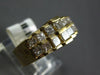 1.30CT DIAMOND 14KT YELLOW GOLD CLASSIC 2 ROW PRINCESS PYRAMID ANNIVERSARY RING