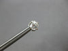 ESTATE .70CT DIAMOND 14K WHITE GOLD CLASSIC ROUND SOLITAIRE STUD EARRINGS #28174