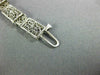 ANTIQUE ART DECO WALTHAM OLD MINE DIAMOND 14KT WHITE GOLD FILIGREE LADIES WATCH