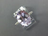 3.84CT DIAMOND & AAA LIGHT AMETHYST 14KT WHITE GOLD OVAL & ROUND FRIENDSHIP RING