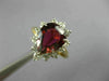 3.55CT DIAMOND & AAA PINK TOURMALINE 14K 2 TONE GOLD PEAR SHAPE ENGAGEMENT RING