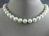 ESTATE LARGE AAA SOUTH SEA PEARL 14KT WHITE GOLD 3D 10MM CLASSIC NECKLACE #26189