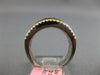 WIDE 2.56CT WHITE & PINK DIAMOND 18KT WHITE & ROSE GOLD 3 ROW ANNIVERSARY RING