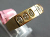 WIDE 1.60CT DIAMOND 18KT YELLOW GOLD OVAL & PRINCESS ETOILE RECTANGULAR BAR RING