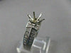 ESTATE .49CTW DIAMOND 14KT WHITE GOLD RING SEMI MOUNT ENGAGEMENT SETTING #20933