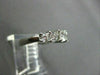 ESTATE .78CT DIAMOND LUCIDA 5 STONE 14KT WHITE GOLD ENGAGEMENT RING STUNNG 16301