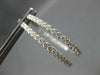 LARGE 1.76CT DIAMOND 18KT WHITE GOLD 3D ROUND INSIDE OUT HOOP HANGING EARRINGS