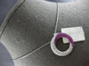 1CT DIAMOND & AAA PINK SAPPHIRE 14KT WHITE GOLD MULTI ROW CIRCLE OF LIFE PENDANT