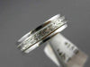 ESTATE 14K WHITE GOLD 3D CLASSIC FILIGREE MILGRAIN WEDDING ANNIVERSARY RING 1518