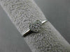 ESTATE .17CT ROUND DIAMOND 18K WHITE GOLD 3D CLUSTER HEART LOVE CLASSIC FUN RING