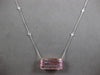 LARGE 15.67CT DIAMOND & AAA KUNZITE 18KT WHITE & ROSE GOLD BY THE YARD NECKLACE