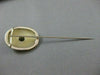 ANTIQUE 14KT YELLOW GOLD HANDCRAFTED LIGHT PINK CAMEO LAPEL PIN AMAZING!! #22663