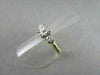 ESTATE .70CT 14KT WHITE & YELLOW GOLD PAST PRESENT FUTURE OLD MIND DIAMOND RING