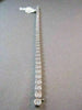 ANTIQUE WIDE  9.0CT 14KT WHITE GOLD DIAMOND TENNIS BRACELET SIMPLY BEAUTIFUL
