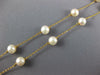 ESTATE AAA SOUTH SEA PEARL 14KT YELLOW GOLD 3D BY THE YARD NECKLACE #23899