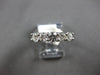 LARGE 1.25CT DIAMOND 14KT WHITE GOLD 3D ROUND 5 STONE WEDDING ANNIVERSARY RING
