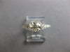 ESTATE 1.11CT DIAMOND 18K WHITE GOLD 3D ROUND GRADUATING 4 PRONG ENGAGEMENT RING