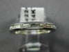 ANTIQUE 1.20CT BAGUETTE DIAMOND 14KT WHITE GOLD ETERNITY ANNIVERSARY RING #22441