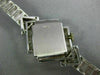 ANTIQUE HAMILTON 1.15CT OLD MINE DIAMOND 14KT WHITE GOLD WATCH BRACELET #17253