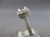 WIDE 1.35CT DIAMOND 14KT WHITE GOLD FILIGREE SEMI MOUNT ENGAGEMENT RING #28147