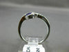 ESTATE WIDE .71CT DIAMOND & AAA OVAL AMETHYST 14KT WHITE GOLD 3D SNAKE LOVE RING