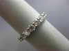 ESTATE 2.47CT ROUND DIAMOND 14KT WHITE GOLD 3D ETERNITY WEDDING ANNIVERSARY RING