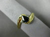 .52CT DIAMOND & AAA SAPPHIRE 14K YELLOW GOLD PEAR SHAPE INFINITY PROMISE RING