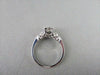 ESTATE 0.46CTW 18KT WHITE GOLD PAST PRESENT FUTURE DIAMOND RING ONE OF A KIND !!