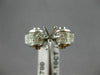 ESTATE WIDE 1.10CT DIAMOND 14KT WHITE GOLD 3D SEMI MOUNT ENGAGEMENT RING #11781