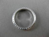 ANTIQUE 18KT WHITE GOLD FILIGREE 3D WEDDING ANNIVERSARY BAND RING 3mm #ELVINA40