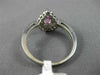 1.07CT DIAMOND & AAA PEAR SHAPE PINK TOURMALINE 14KT WHITE GOLD ENGAGEMENT RING