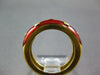 ESTATE .15CT DIAMOND & REED ENAMEL 18KT YELLOW GOLD ETOILE 5MM FUN RING