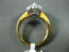 ESTATE 1.18CT MARQUISE DIAMOND 18K WHITE & YELLOW GOLD 3D ENGAGEMENT RING #15282