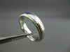 ESTATE 14KT WHITE GOLD 3D MILGRAIN CLASSIC SOLID WEDDING RING 4MM WIDE #1523
