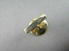 ESTATE ROUND TIFFANY & CO SUNBURST .32CT AAA SAPPHIRE 14KT Y GOLD CUFFLINKS 2092